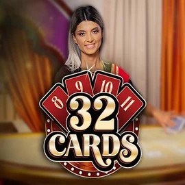 32 Cards slot icon by Ezugi, available at Pribet Casino