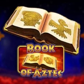 Logo of Book of Aztec from Amatic Industries at Pribet Casino