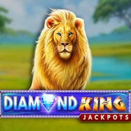 Try Diamond King Jackpots slot by SpinPlay Games on pribetscasino.at – logo image