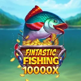Fintastic Fishing slot logo by Foxium at Pribet CasinoFintastic Fishing