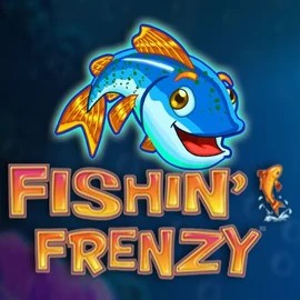 Logo of Fishin Frenzy from Blueprint Gaming at Pribet Casino