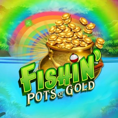 Logo of Fishin Pots Of Gold from Gameburger Studios at Pribet Casino