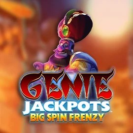 Official Jackpots logo: Genie Jackpots: Big Spin Frenzy by Blueprint Gaming at Pribet Casino