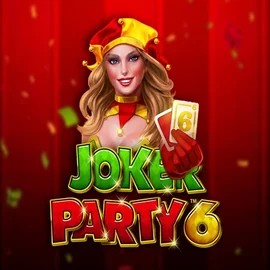 Joker Party 6 slot logo by Greentube at Pribet CasinoJoker Party 6