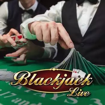 Live Casino logo of Live Blackjack from Evolution at Pribet Casino