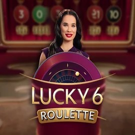 Lucky 6 Roulette logo by Pragmatic Play at Pribet Casino