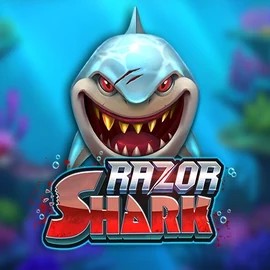 Logo of Razor Shark from Push Gaming at Pribet Casino