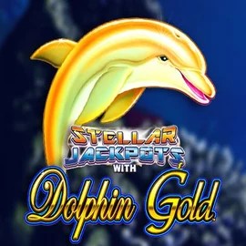 Dolphin Gold with Stellar Jackpots logo by Lightning Box Game at Pribet CasinoDolphin Gold with Stellar Jackpots
