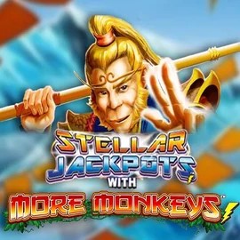 Stellar Jackpots with More Monkeys game by Lightning Box Game – logo hosted on Pribet Casino