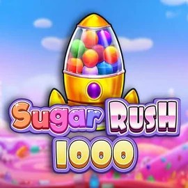 Sugar Rush 1000 slot logo by Pragmatic Play at Pribet CasinoSugar Rush 1000
