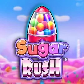 Sugar Rush logo by Pragmatic Play at Pribet CasinoSugar Rush