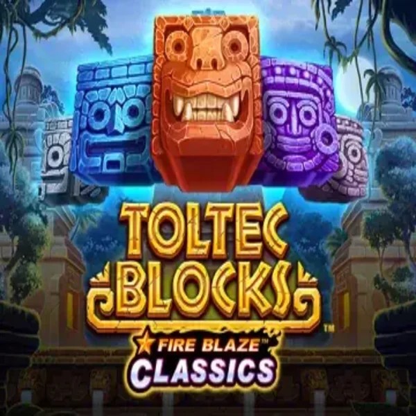 Logo of Fire Blaze: Toltec Blocks from Rarestone Gaming at Pribet Casino